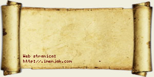 Miljana Jelenković vizit kartica